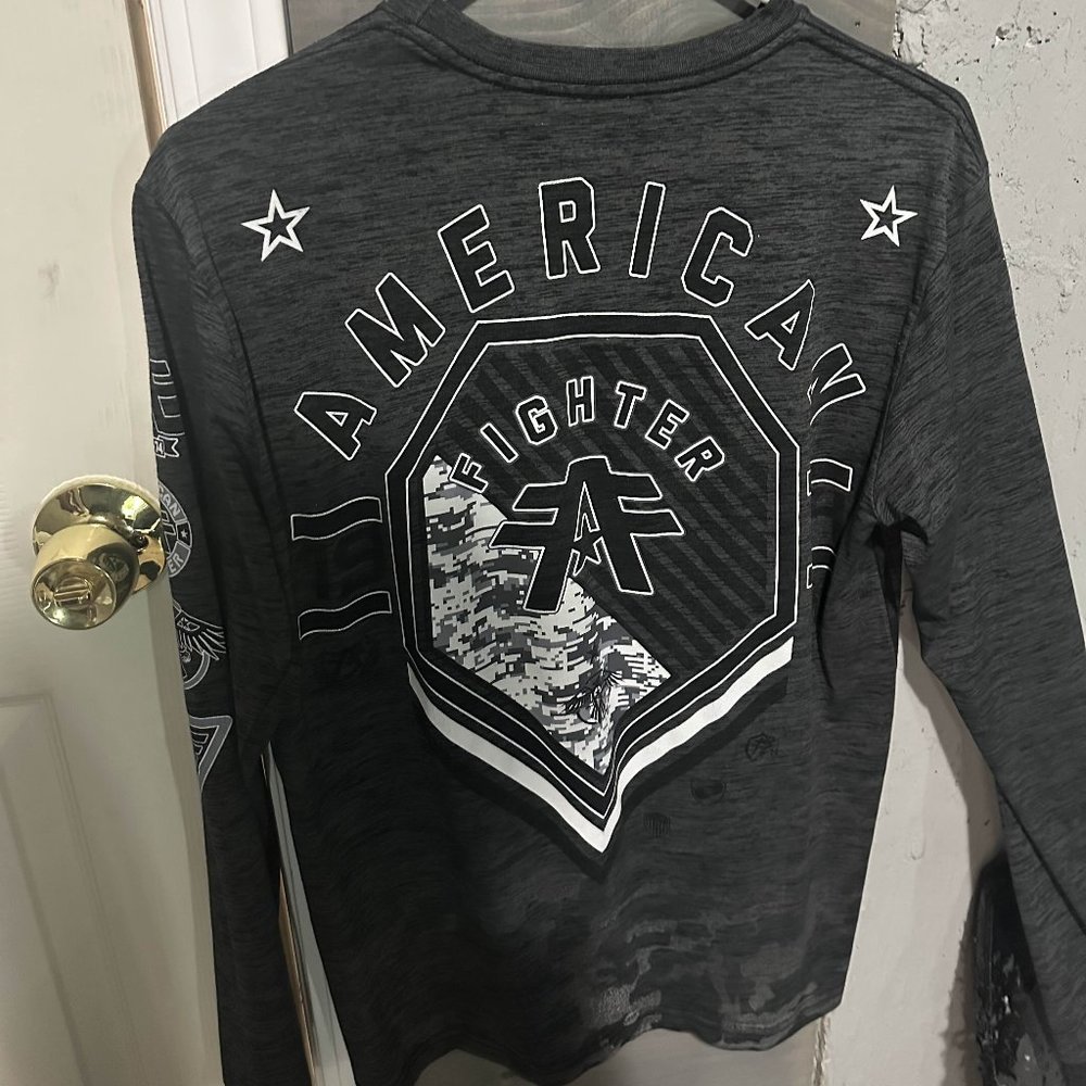Large American Fighter Long Sleeve Shirt